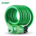 PVC coated coil steel cable candado bicycle lock